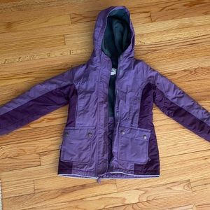 Girls purple jacket. Lands End small. Excellent used condition.